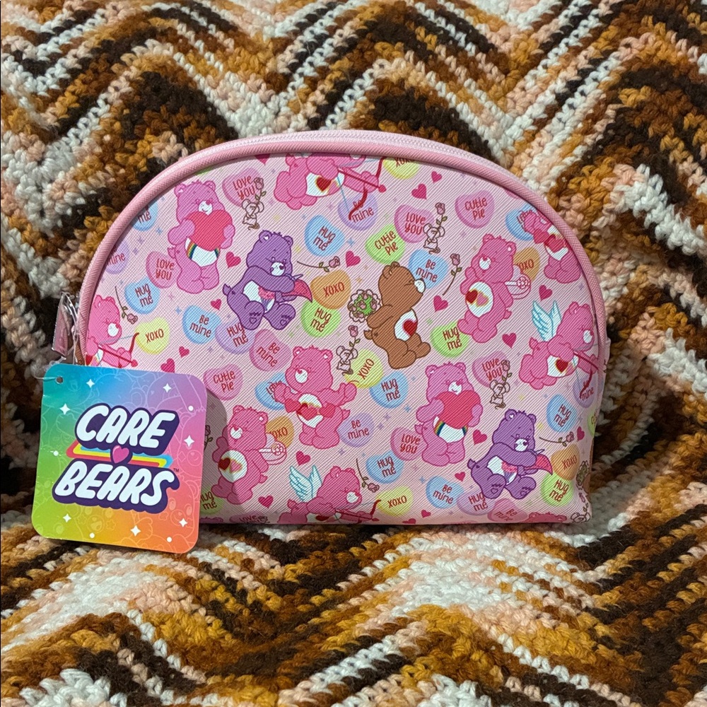 Care Bears Pink and Purple Kids Accessory Bag